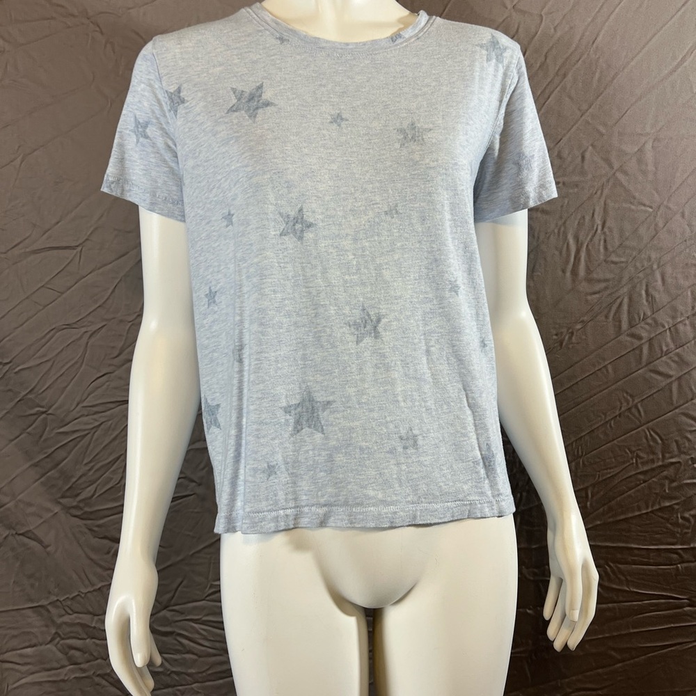Splendid Light Star Print Short Sleeve Top